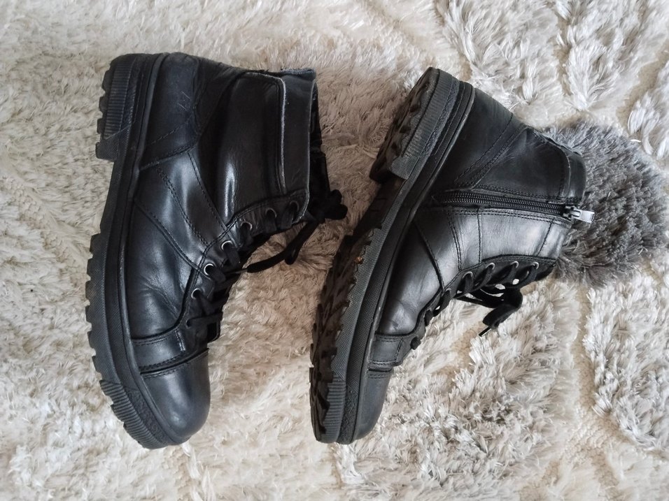 Lumberjack Siyah Bağcıklı Erkek deri Bot - Görsel 5