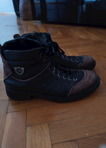 Real Rubber Kahverengi  Deri Erkek Bot - Görsel 6