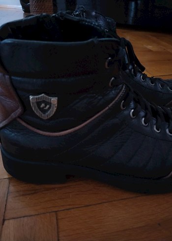 Real Rubber Kahverengi  Deri Erkek Bot - Görsel 7