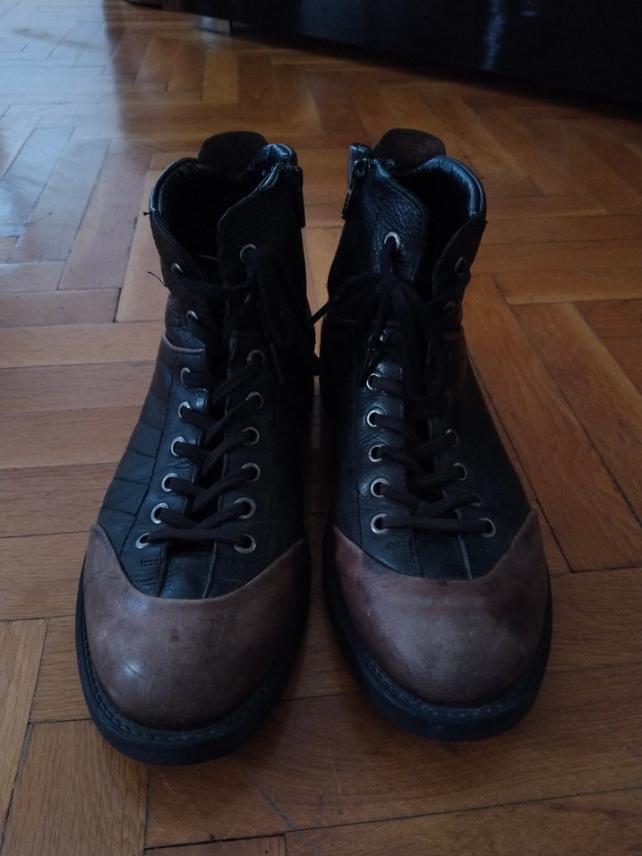 Real Rubber Kahverengi  Deri Erkek Bot - Görsel 3