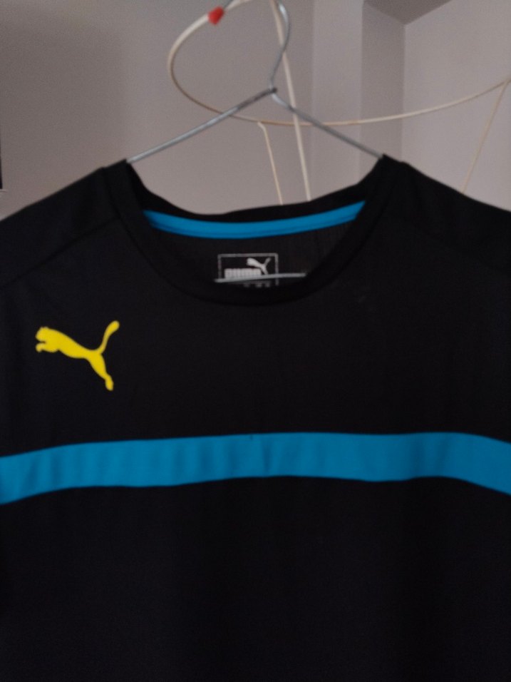 Siyah Erkek Kısa Kollu Puma Forma - Görsel 3