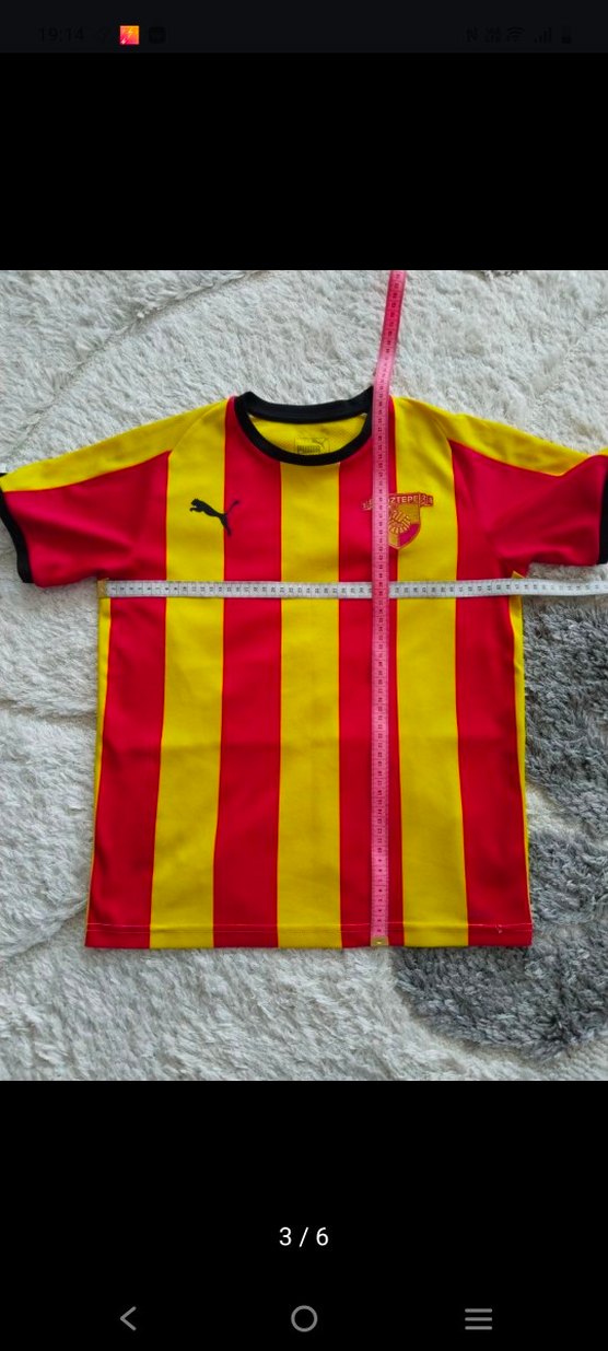 Puma galatasaraynforma  Spor T-shirt PELOKE Baskılı - Görsel 3