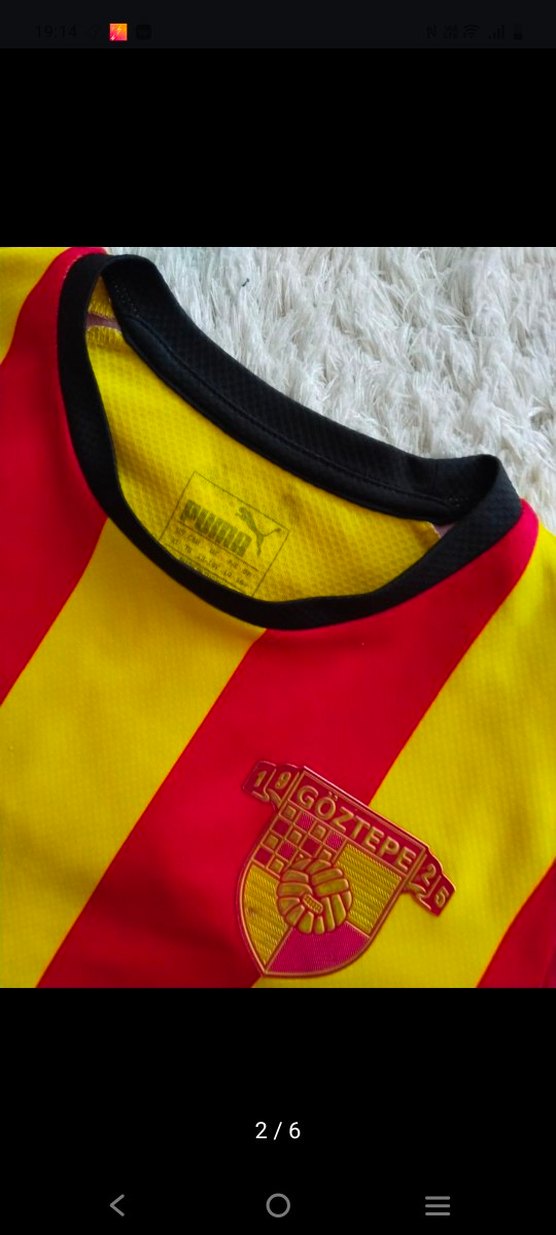 Puma galatasaraynforma  Spor T-shirt PELOKE Baskılı - Görsel 5