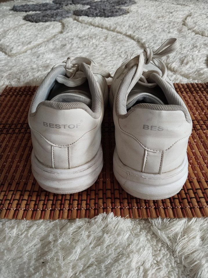 Bestof Beyaz erkek Spor ayakkabı - Görsel 4