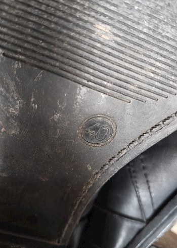 Siyah Deri Tokalı Dizüstü Biker Çizme - Görsel 6