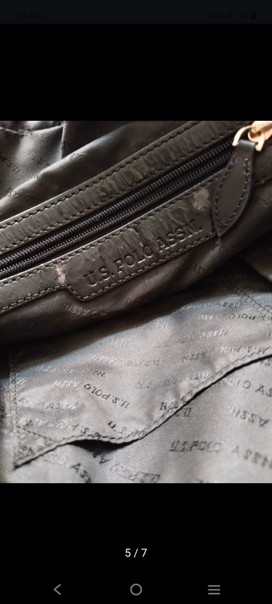 Siyah Deri Kadın Sırt Çantası - Görsel 5