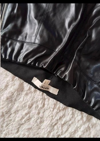 Siyah Deri Kadın Pantolon - Görsel 5