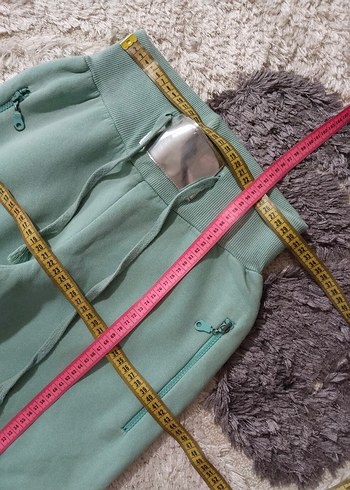 Kadın  Fermuarlı Rahat Sweatpant - Görsel 5