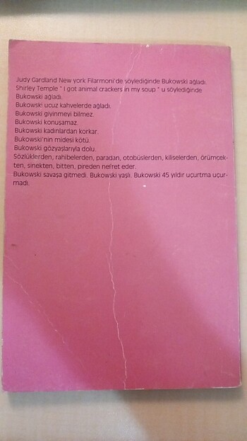 Bukowski kitabı