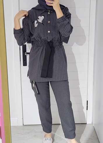 Missemramiss gri takım - Görsel 3