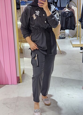 Missemramiss gri takım - Görsel 4