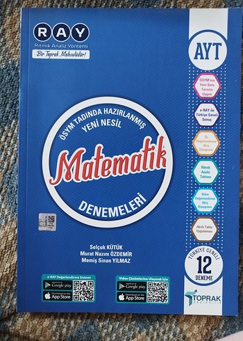 AYT Matematik Deneme Kitabı 12'li Set