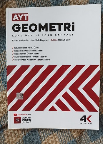 AYT Geometri Konu Özetli Soru Bankası