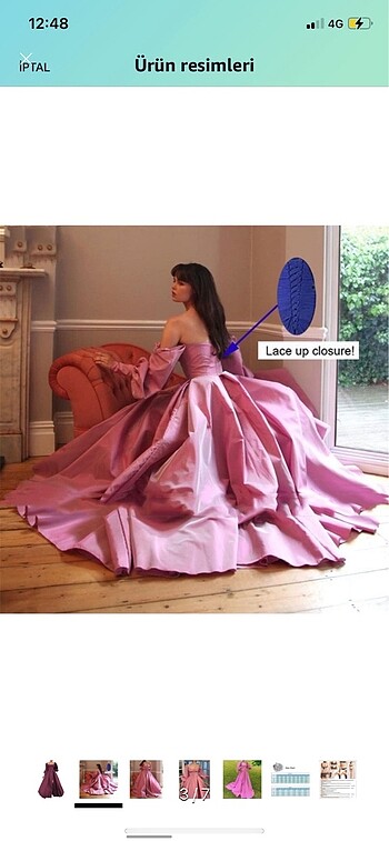 l Beden PRENSES MODEL ABİYE