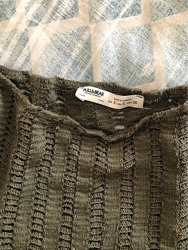 s Beden Pull and bear yeşil file mini elbise