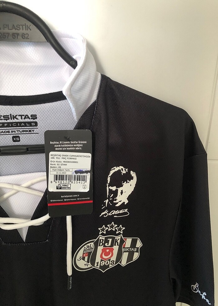 Beşiktaş 100.yıl özel forma - Görsel 3