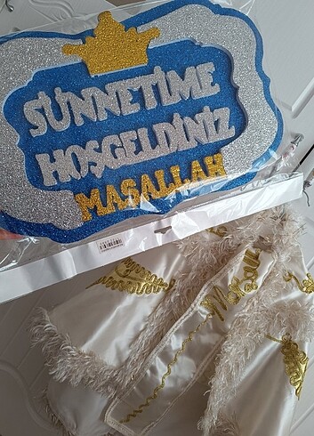 18-24 Ay Beden Sünnet pelerini ve kapı süsü