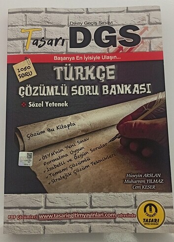 DGS Türkçe çözümlü soru Bankası t