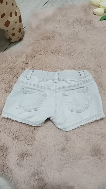 9-12 Ay Beden mavi Renk Kız kot şort