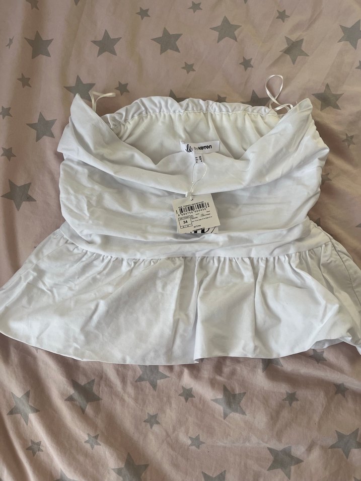 Koton straplez üst - Görsel 3