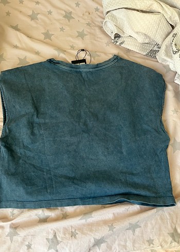 Mavi Kadın Mavi T-shirt Kısa Kollu