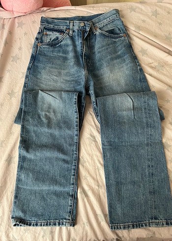 Levis Mavi Yikamali Genis Paca Denim Jean