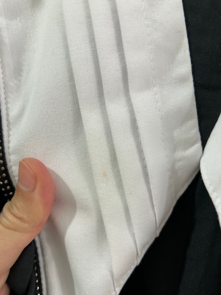 Fırfırlı  Siyah uzun gömlek Touche - Görsel 2