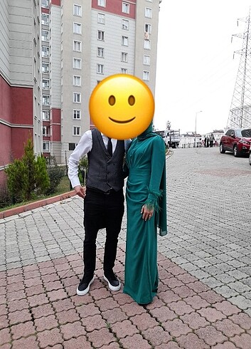 Tesettür abiye elbise 