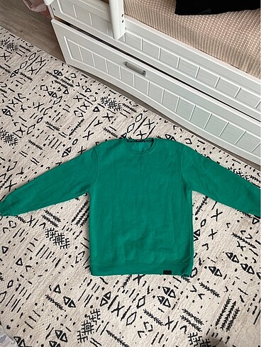 Yeşil polar sweat