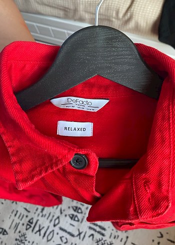 Kirmizi kot ceket - Görsel 4