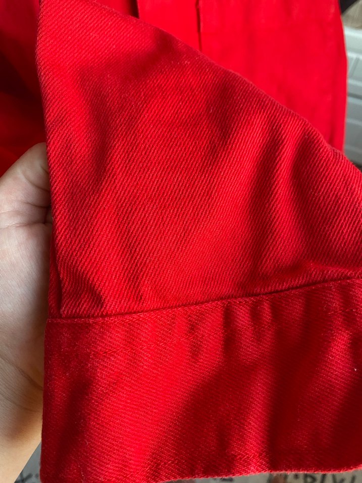 Kirmizi kot ceket - Görsel 3