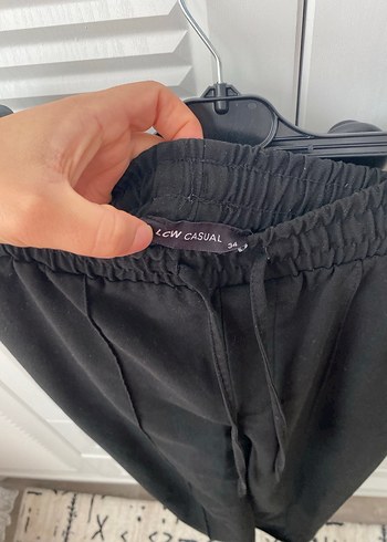 Siyah Kadın Kumaş Pantolon - Görsel 3