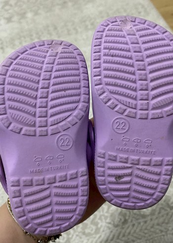 Mor Tokalı Kız Çocuk Terliği - Görsel 2