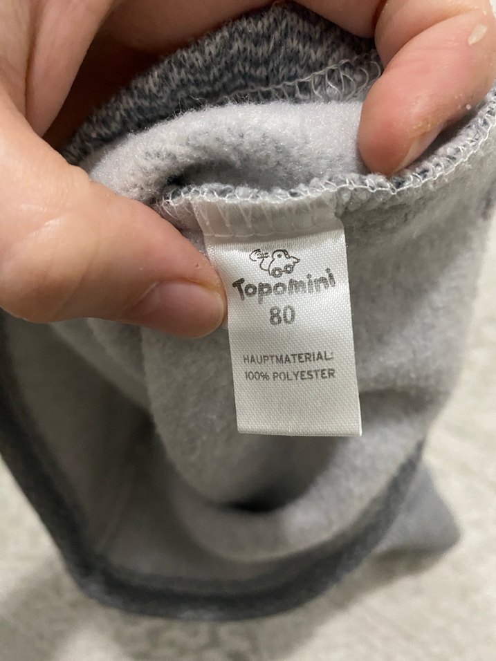 Kız Çocuk Gri Kolsuz Nakışlı Elbise - Görsel 3