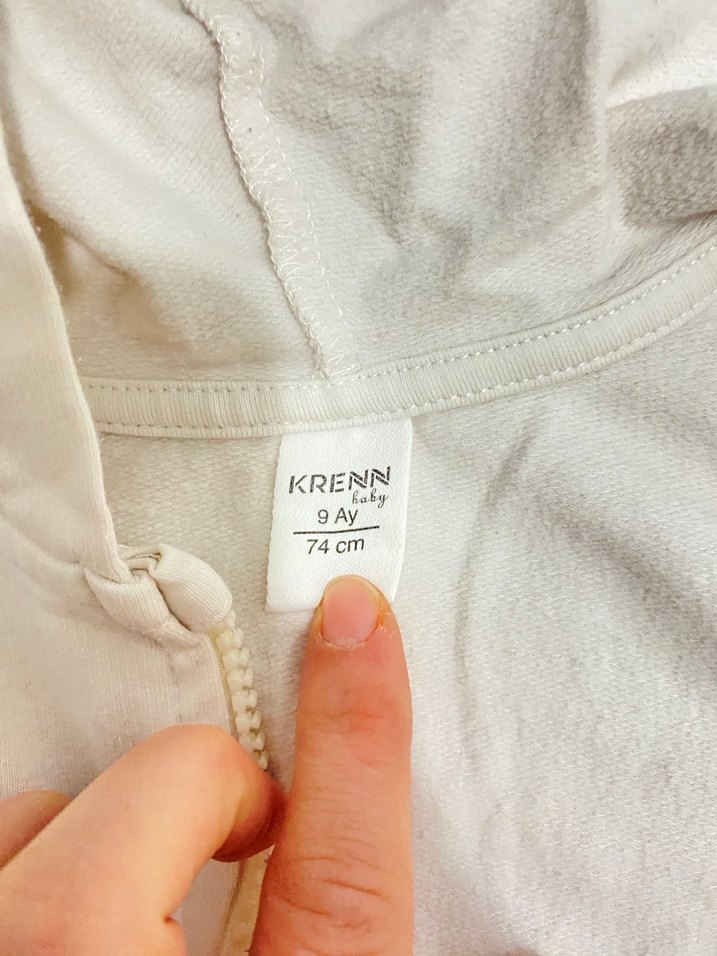 9-12 ay 2 adet hırka kız erkek - Görsel 2