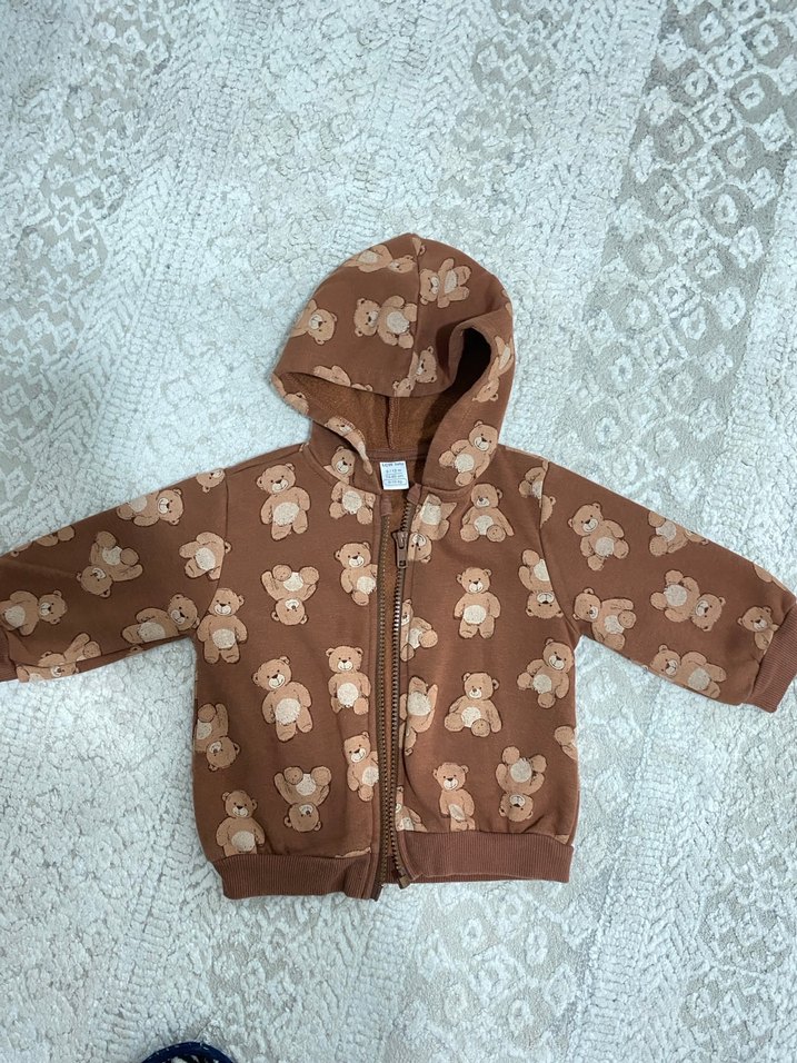 9-12 ay 2 adet hırka kız erkek - Görsel 5