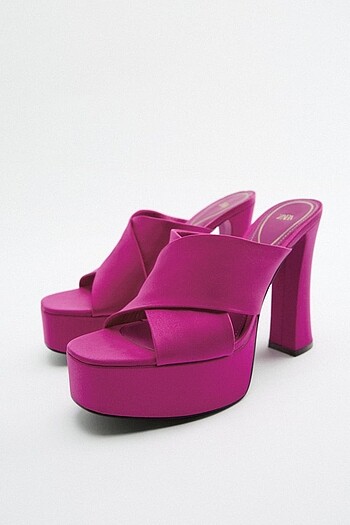 Zara Zara yüksek topuklu platform sandalet