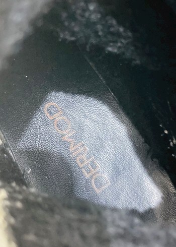 Derimod Bej Deri Kadın Diz Boyu Kürklü Bot - Görsel 4