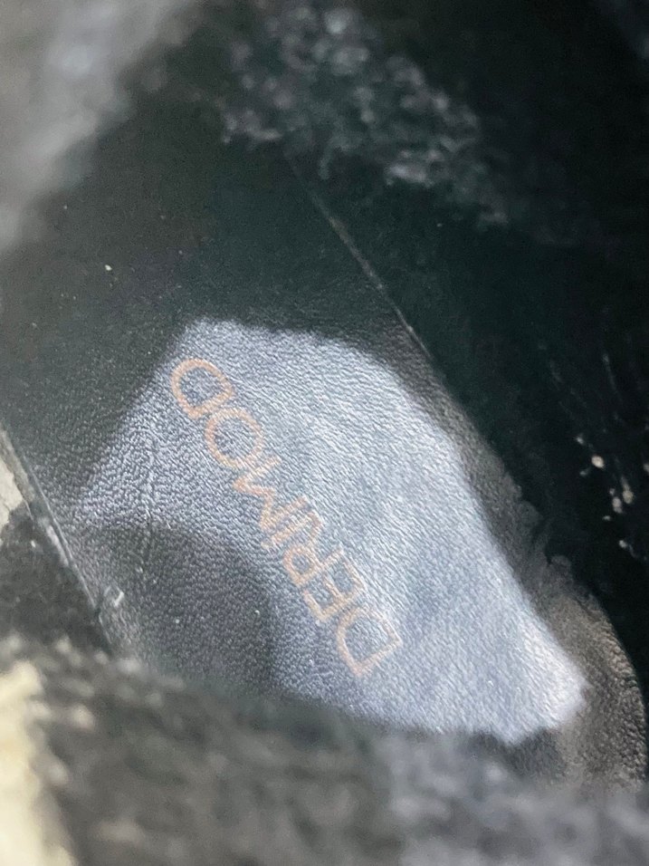 Derimod Bej Deri Kadın Diz Boyu Kürklü Bot - Görsel 4