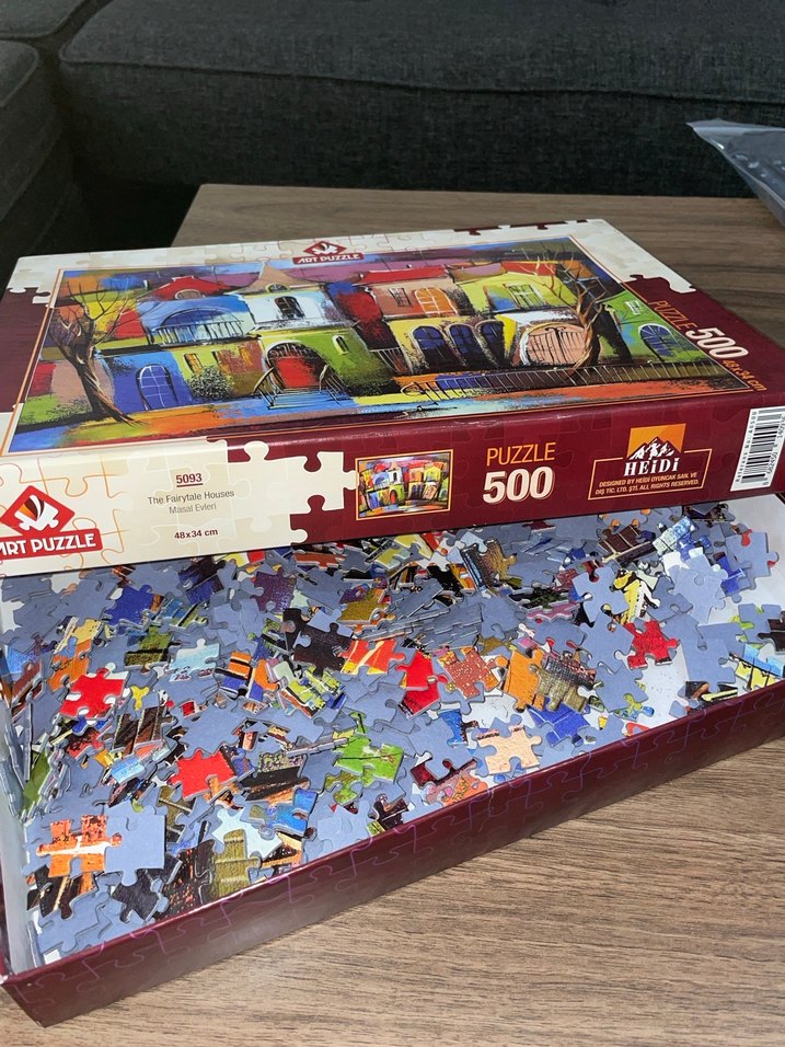 Renkli 500 Parça Puzzle - Görsel 2