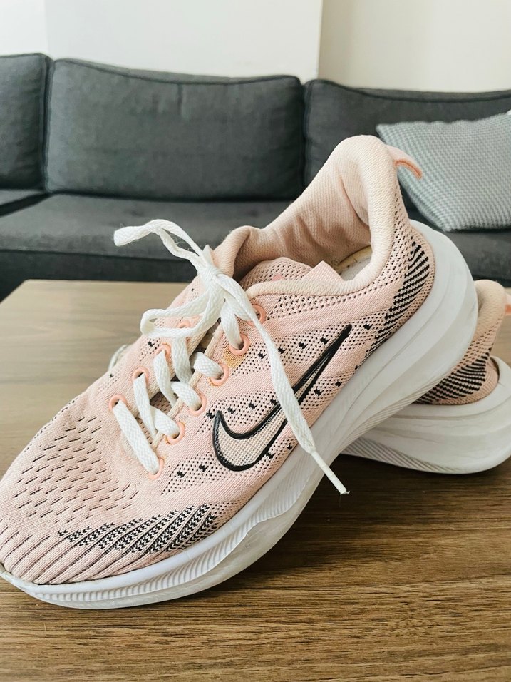 Pembe Bağcıklı Spor Kadın Sneakers - Görsel 2