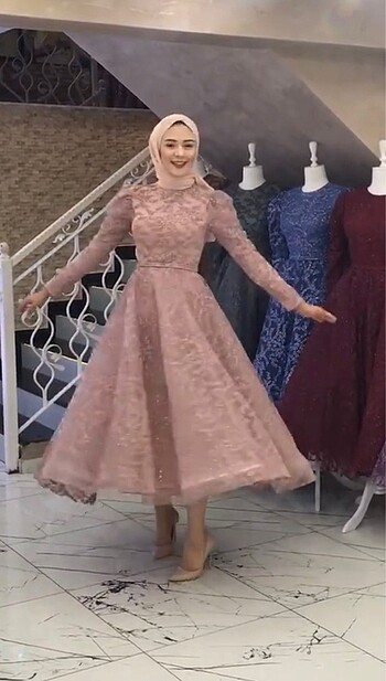 38 Beden pembe Renk IŞILTI SEVENLERE DÜĞÜN NİŞAN ABİYESİ