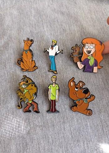 Scooby-Doo Pin Broş Rozet Seti