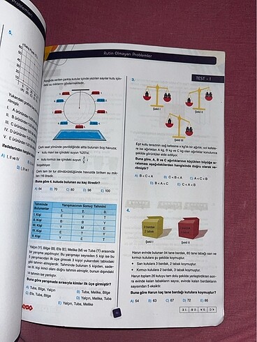  Beden Renk Etkili matematik problem kamp