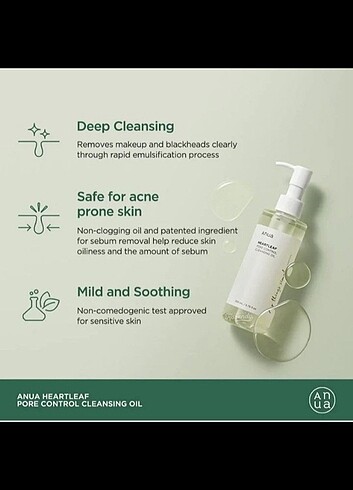  Beden Anua yağ bazlı temizleyici/cleansing oil