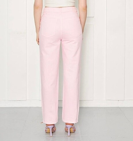 Stradivarius pembe jean