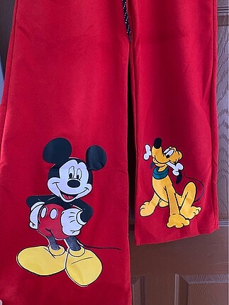 xl Beden Mickey Bol Paça Eşofman Altı