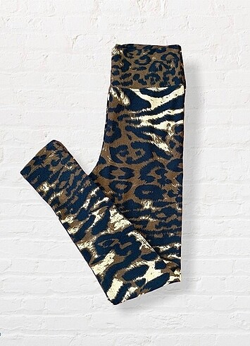 Nike Leopar desenli tayt