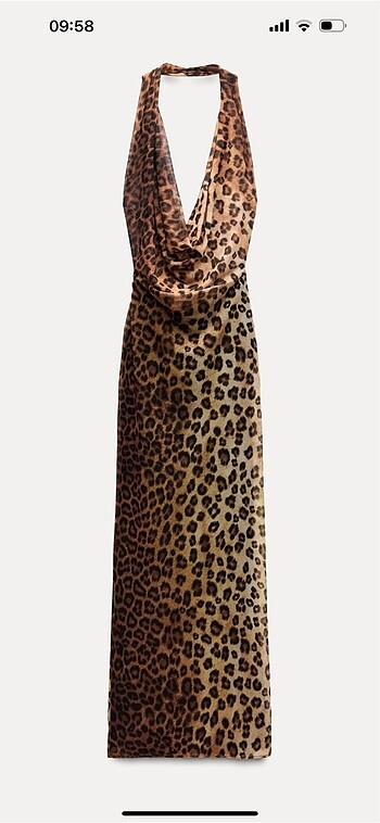 Zara Zara leopar elbise