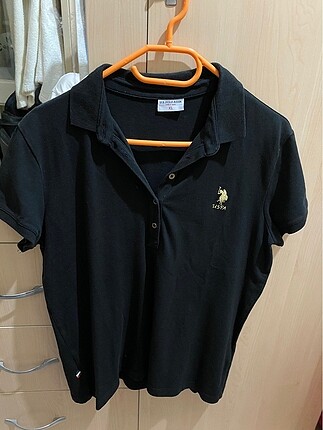 US POLO polo yaka tshirt siyah